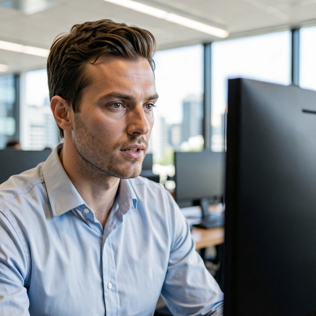 Expert consultant at work